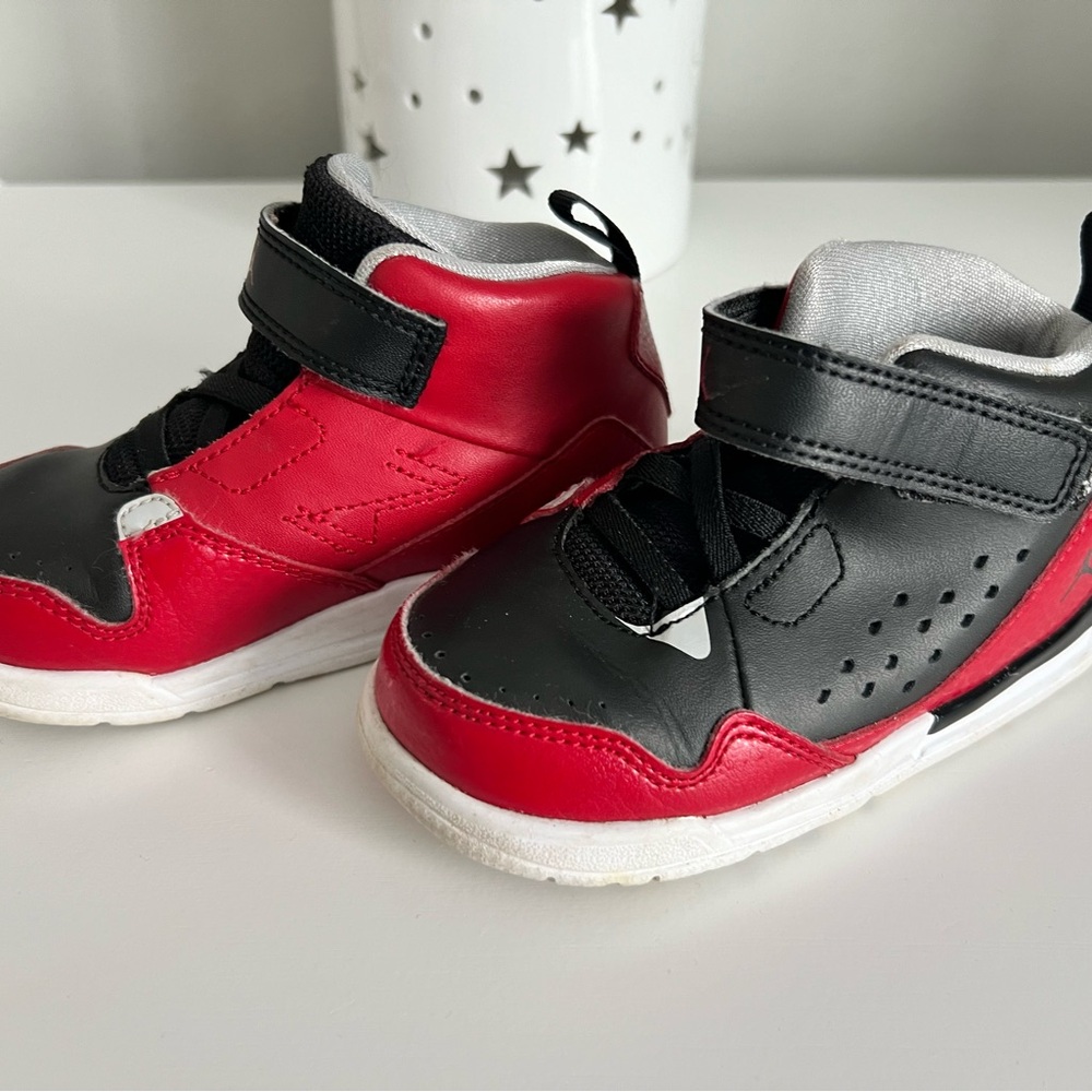 Kids Jordan sneakers.